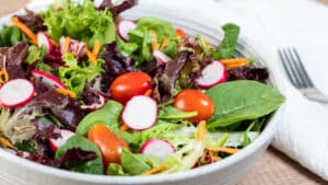 Green Garden Salad with Vinaigrette