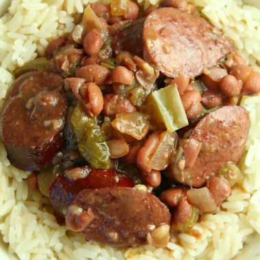Slow Cooker Cajun Red Beans & Rice