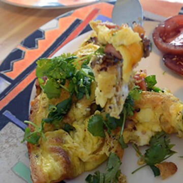 Elevated Breakfast: Grilled Mushroom Omelet
