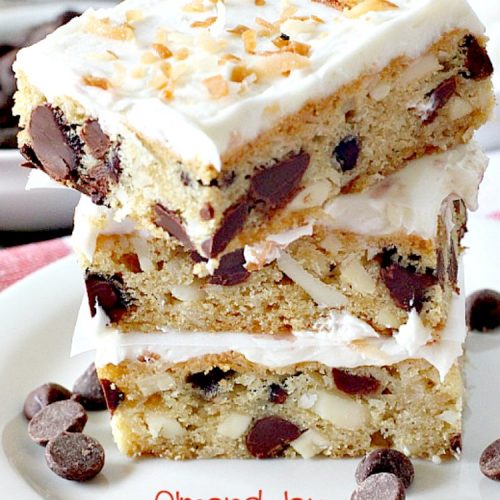 Almond Joy Blondies
