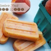 Mandarin Peach Frozen Fruit Pops