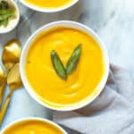Instant Pot Butternut Squash Soup {Vegan}