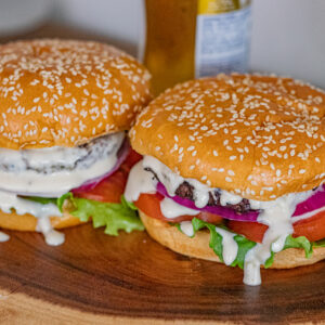 Queso Blanco Burgers