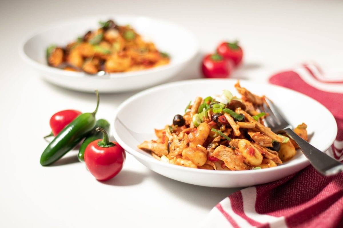 Spicy Chicken with Tomato Gnocchi