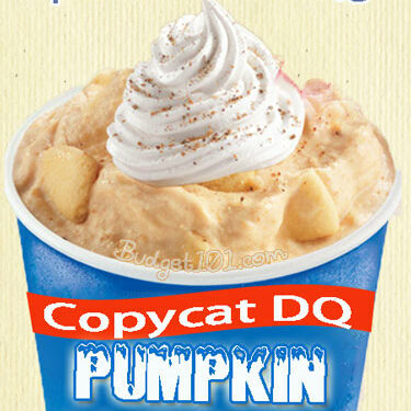 Copycat Dairy Queen Pumpkin Pie Blizzard