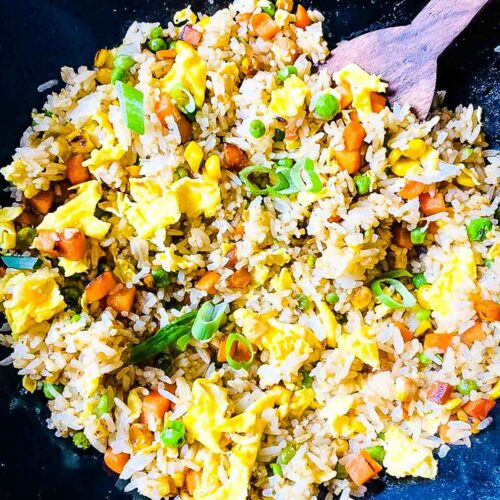 Quick Fried Rice With Frozen Vegetables