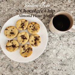 Gluten Free Chocolate Chip Almond Flour Muffins