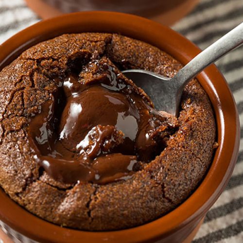 Healthy Molten Lava Chocolate Mug Cake