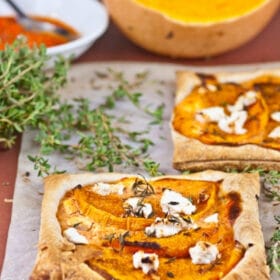 Spiced Pumpkin and Feta Tarts