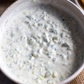 Vegan Cucumber Yogurt Sauce