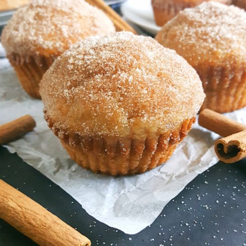 The Best Cinnamon Sugar Banana Bread Muffins