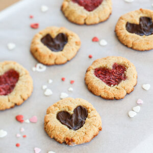 Easy Valentines Day Heart Cookies (4 ingredients!)