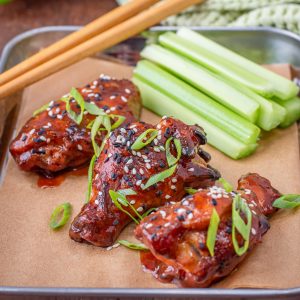 Keto Chicken Wings: Asian Zing Copycat