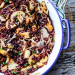 Mushroom and Black Rice Salad