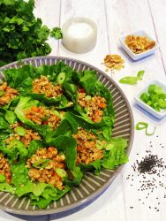 Chinese Style Turkey Lettuce Wraps