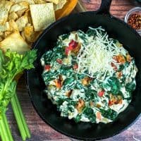 Hot Spinach and Bacon Dip