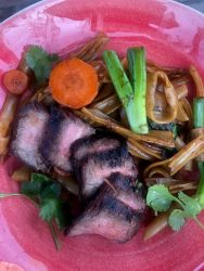 Chili Beef Chow Fun Noodles
