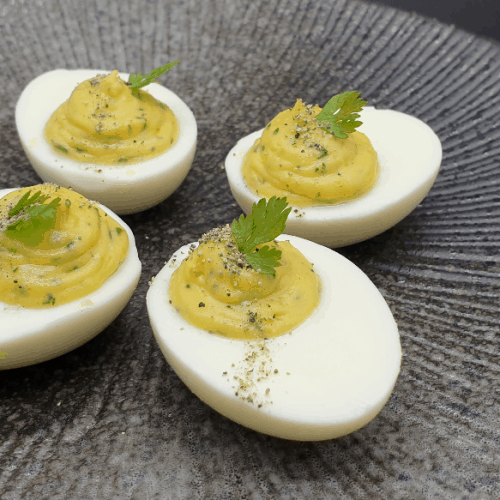 Classic devilled eggs