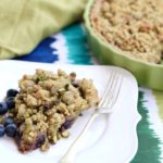 Blueberry Pistachio Streusel Tart