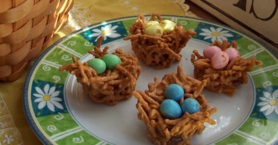 Easter Haystacks & Butterscotch Bird Nest Candy Recipe
