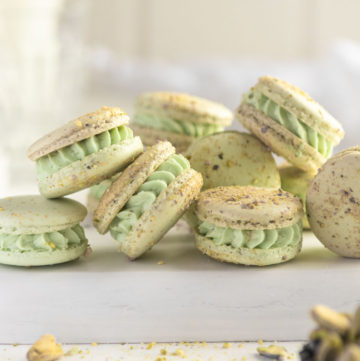 Pistachio Macarons