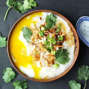 Chicken Congee (Rice Porridge)