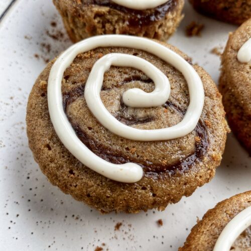 Banana Cinnamon Roll Muffins