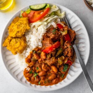 La Bandera Dominicana (Traditional Dominican Lunch)