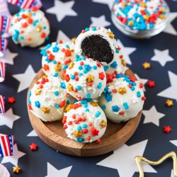 Patriotic Oreo Balls