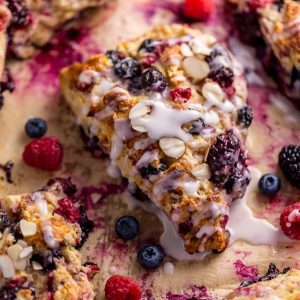 Triple Berry Buttermilk Scones