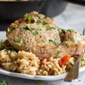 One Skillet Pork Chops