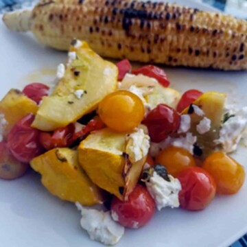 Roasted Herb-Garlic Patty Pan Squash
