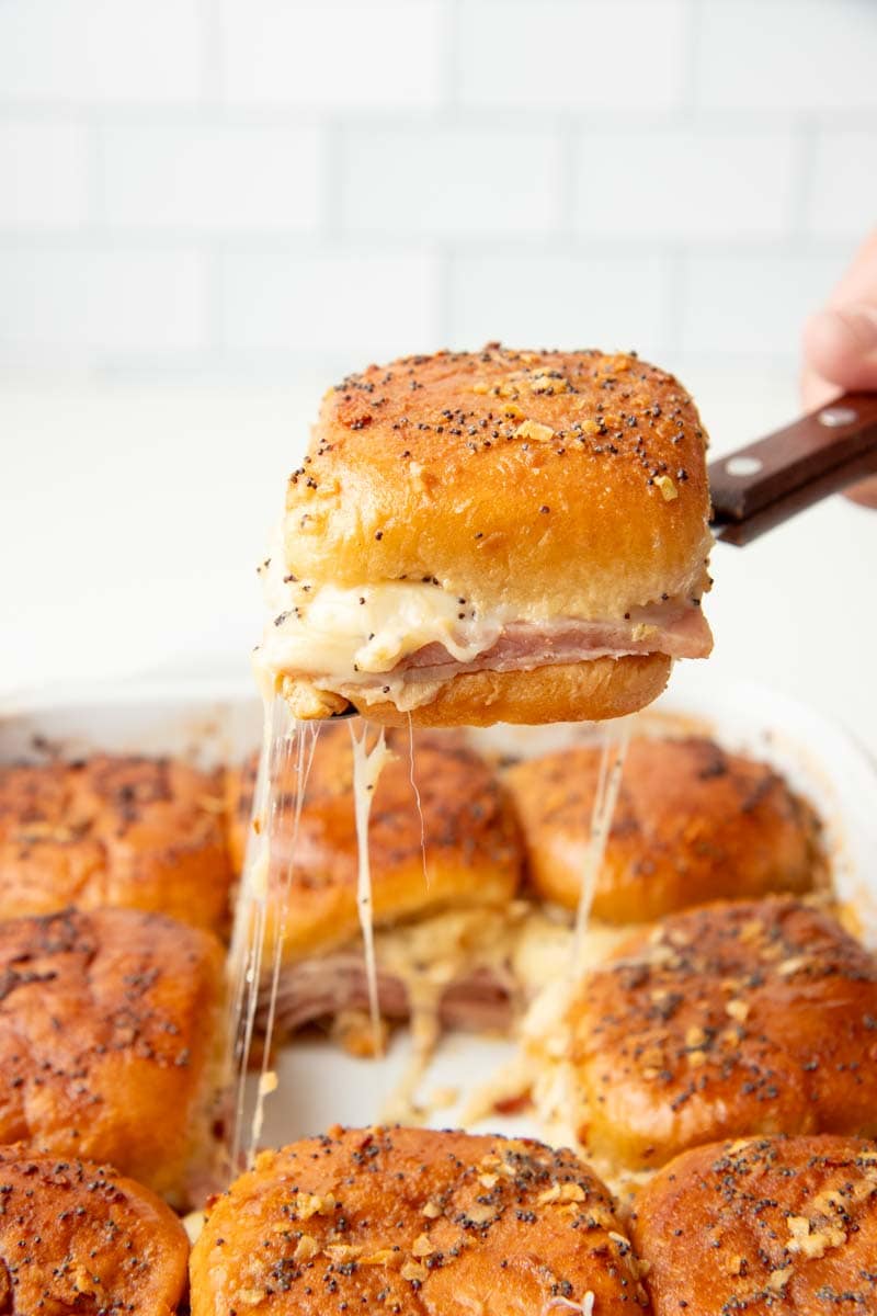 Baked Ham and Swiss Sliders