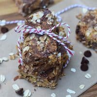 Nut Butter and Chocolate Granola Bars