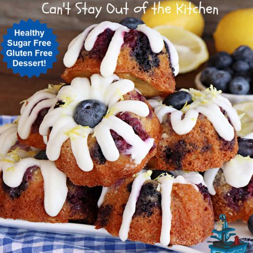 Blueberry Lemon Tea Cakes