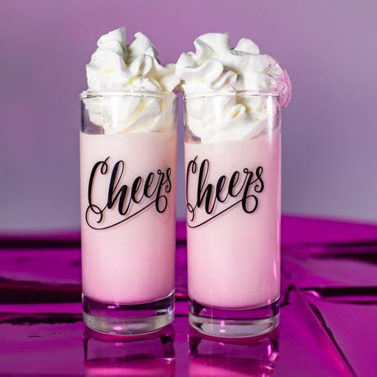 Strawberry Pudding Shots