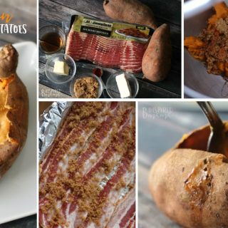Maple Bacon Twice-Baked Sweet Potato Recipe