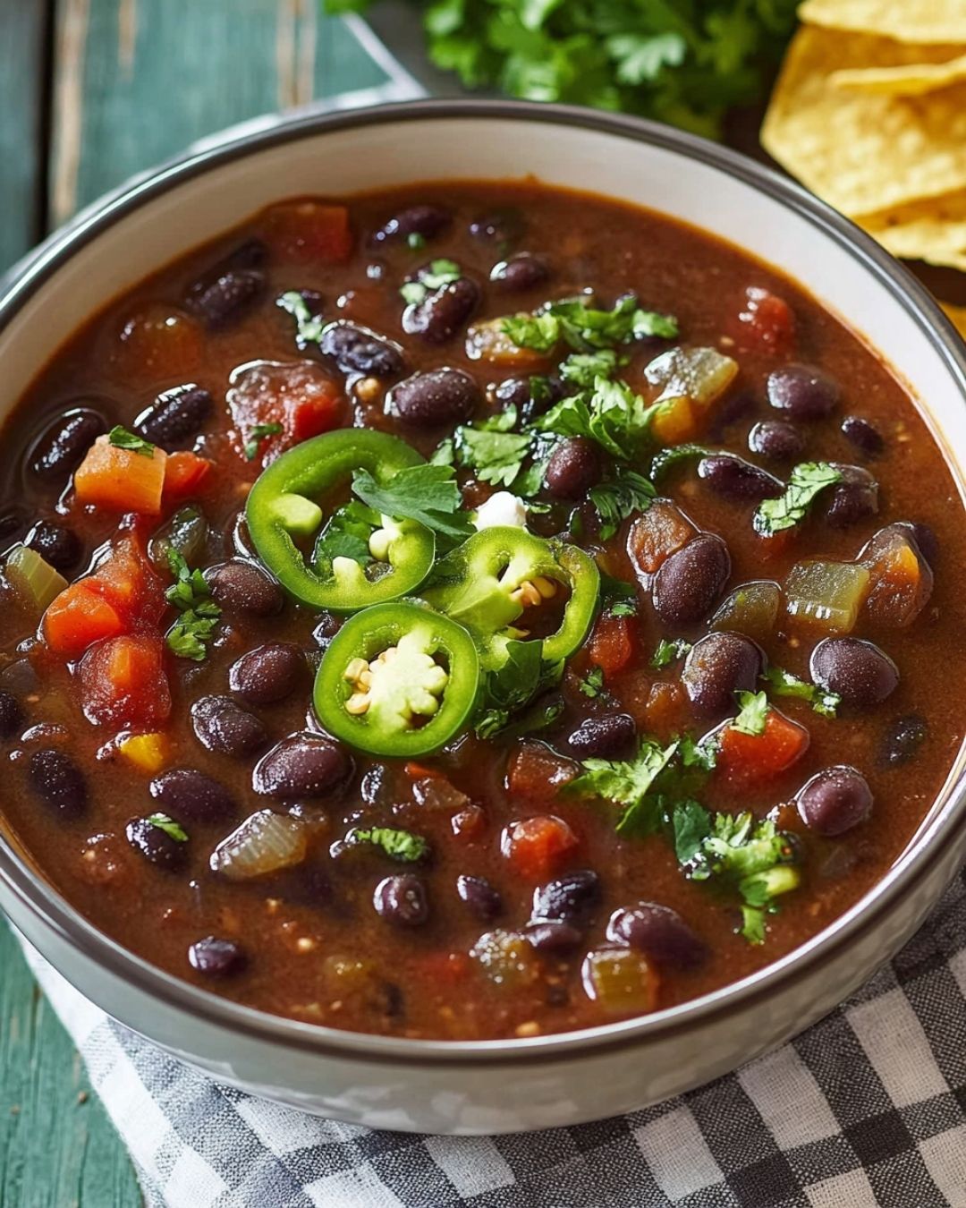 Spicy Black Bean Soup