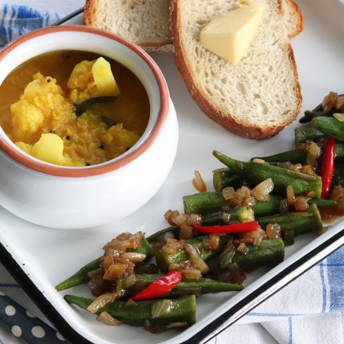 Bhindi/Okra in Oyster Sauce