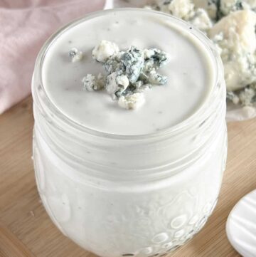 Homemade Blue Cheese Dressing with Greek Yogurt