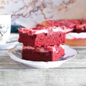 Red Velvet Cheesecake Swirl Brownies