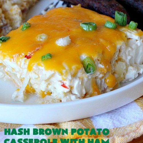 Hash Brown Potato Casserole with Ham