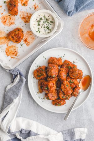 Baked Buffalo Chicken Nuggets