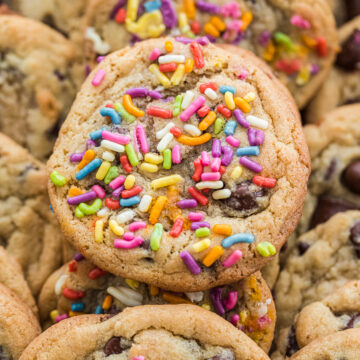 Sprinkle Chocolate Chip Cookies