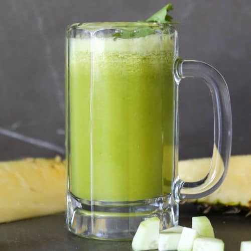 Pineapple and Cucumber Juice