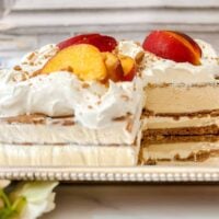 Easy Peach Icebox Cake Recipe
