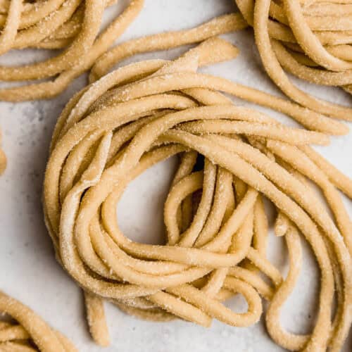 Hand-Rolled Pici Pasta with Easy Sauce