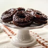 Double Chocolate Baked Donuts Recipe