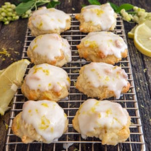 Sourdough Lemon Ricotta Cookies