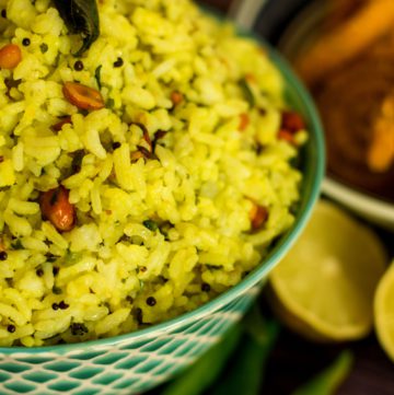 Pulihora or Chitrannam or Lemon Rice